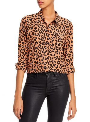 Rails Kathryn Leopard Print Shirt