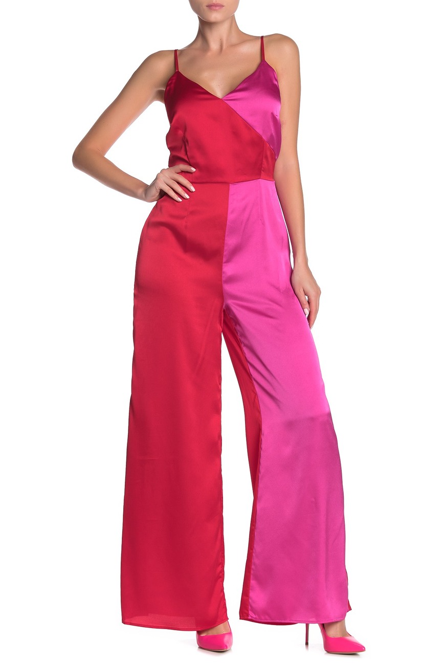 Colorblock Sleeveless Jumpsuit – COMPLETE STYLE SHOP